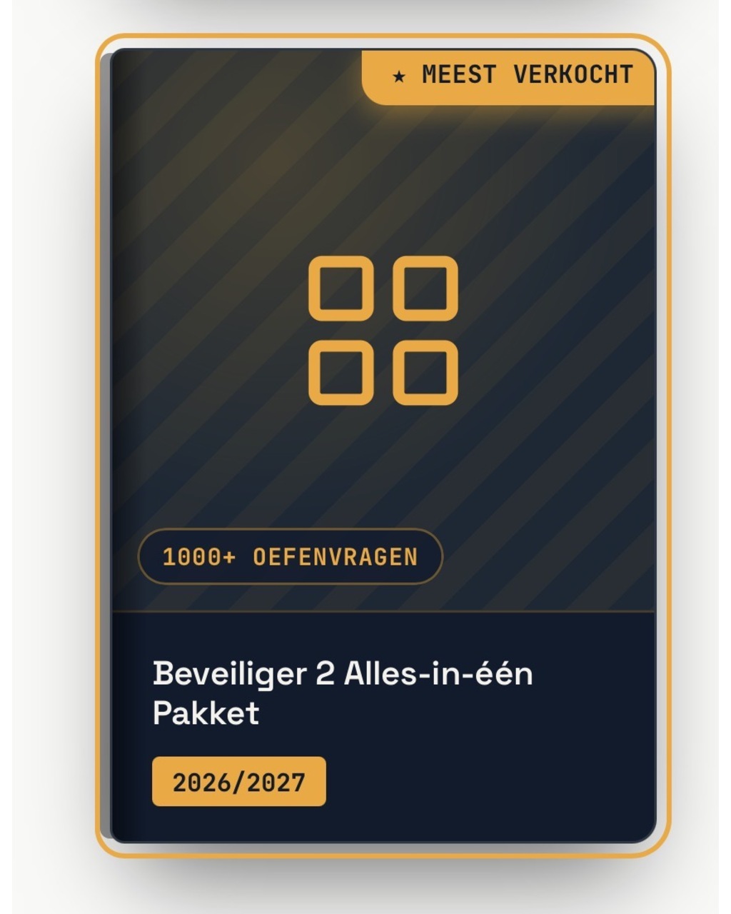 Productcover Beveiliger 2 Alles-in-één Examenpakket 2026/2027 met 1000+ oefenvragen voor alle examenonderdelen
